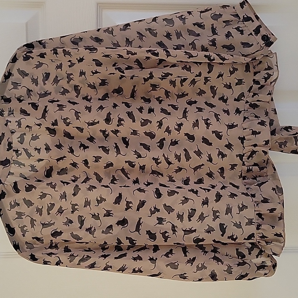 Sheer Cat Blouse - Picture 3 of 6